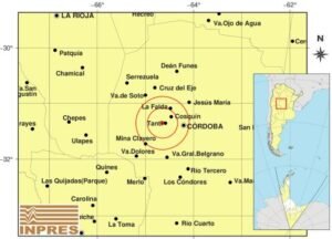 AYER SE REGISTRÓ UN SISMO DE MAGNITUD 2,4 CON EPICENTRO EN CERCANÍAS DE TANTI