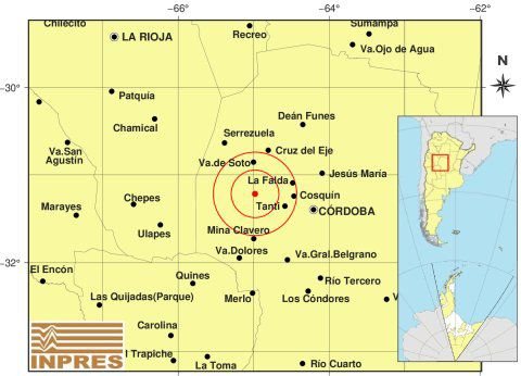 SISMO DE MAGNITUD 2,5 SE REGISTRÓ ESTE SÁBADO EN CÓRDOBA SISMO DE MAGNITUD 2,5 SE REGISTRÓ ESTE SÁBADO EN CÓRDOBA
