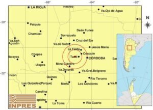 SISMO EN CÓRDOBA: SE SINTIÓ UN LEVE TEMBLOR EN TANTI Y LA REGIÓN